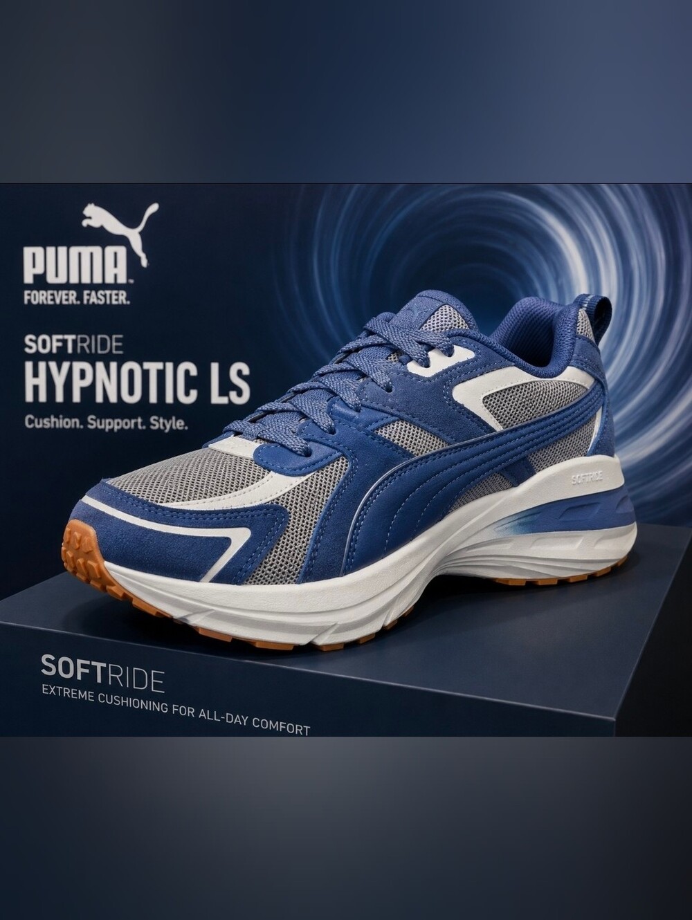 PUMA Men’s Hypnotic LS SOFTRIDE Sneakers – Size 9 – New in Box